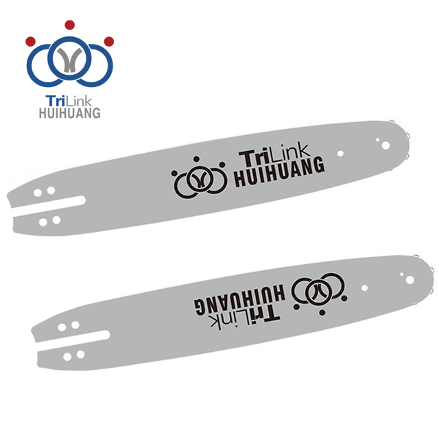 Напрямний стрижень ланцюгової пилки спеціального дизайну зі сталевою суцільною жорсткою пластиною