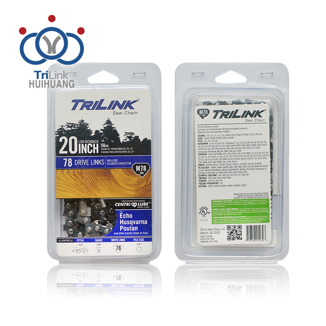 Професійний високоякісний сталевий ланцюг бензопили TRILINK за ​​стандартом ISO